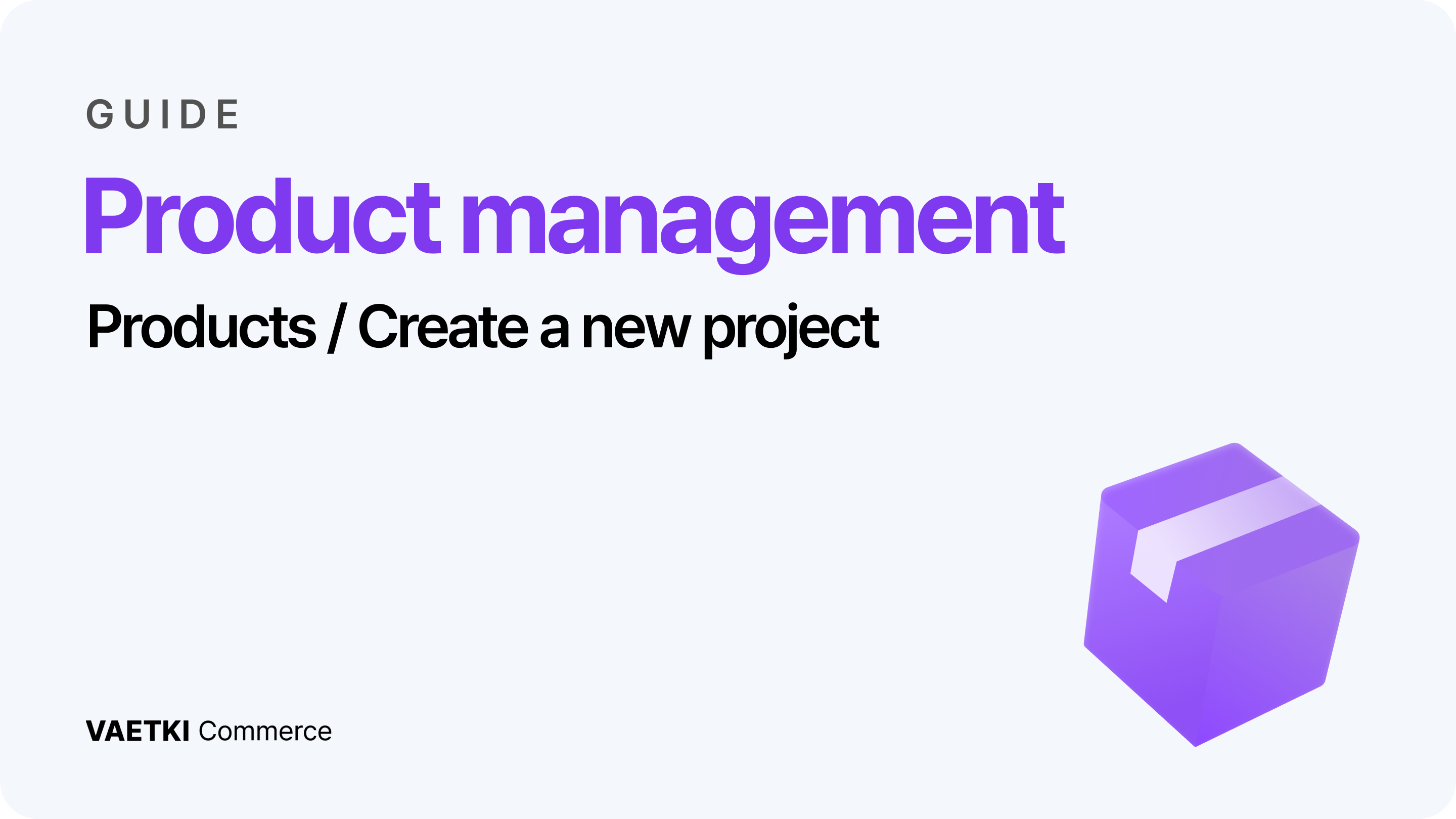 Product management